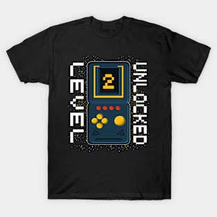 LEVEL 2 UNLOCKED GAMING LOVERS T-Shirt